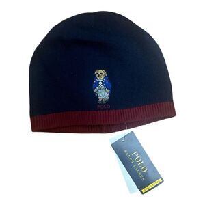 Ralph Lauren Polo Beanie for kids. NEW
